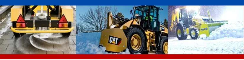 Snow removal equipment footer